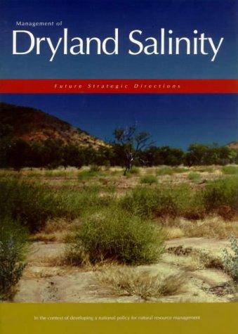Cover for Management of Dryland Salinity (SCARM Report)