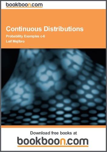 Cover for Continuous Distributions Probability Examples c-6