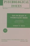 Cover for Ego and Reality in Psychoanalytic Theory