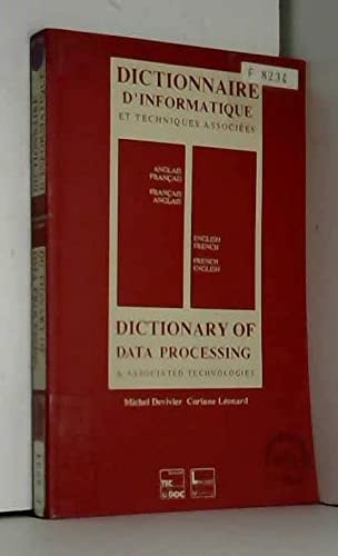 Cover for Dictionnaire d'informatique et techniques associées