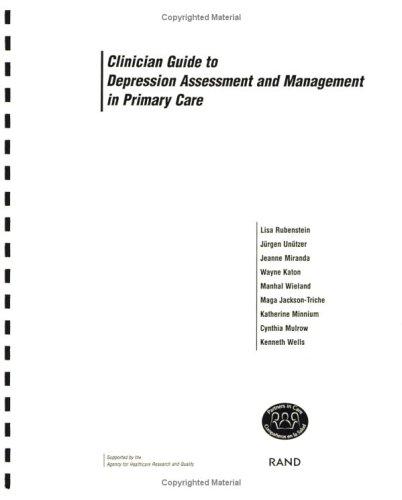 Cover for Clinician Guide to Depression Assessment and Management in Primary Care