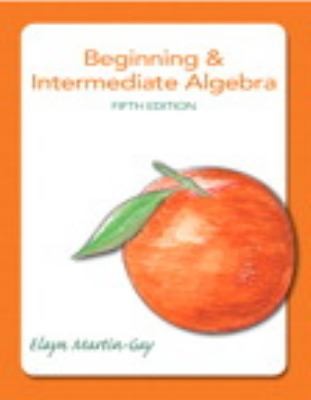 Cover for Beginning Intermediate Algebra Mymathlab