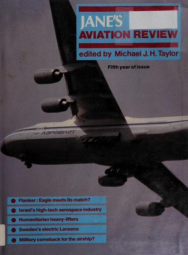 Cover for Jane's aviation review.