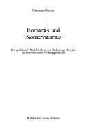 Cover for Romantik und Konservatismus
