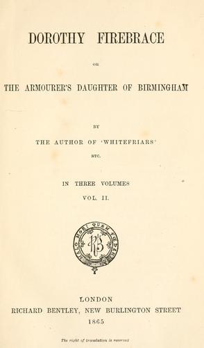 Cover for Dorothy Firebrace