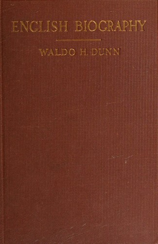 Cover for English biography