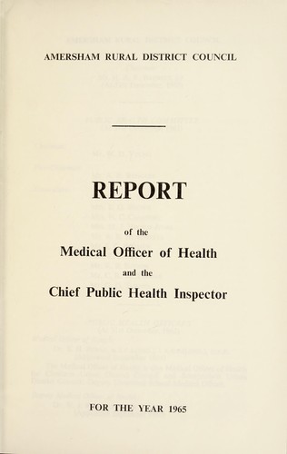 Cover for [Report 1965]