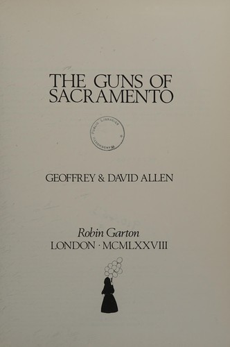 Cover for The guns of Sacramento