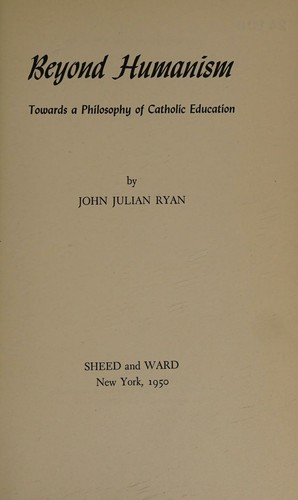 Cover for Beyond Humanism