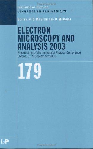 Cover for Electron Microscopy and Analysis 2003