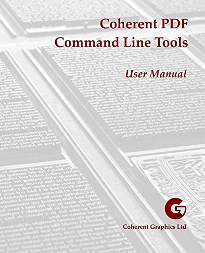 Cover for Coherent PDF Command Line Tools