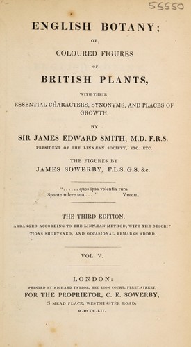 Cover for English botany, or, Coloured figures of British plants