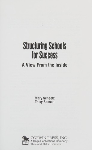 Cover for Structuring schools for success