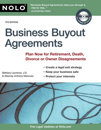 Cover for Business buyout agreements