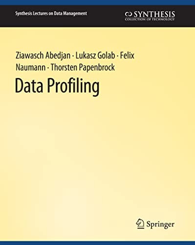 Cover for Data Profiling