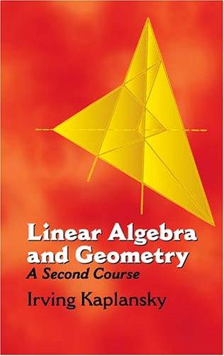 Cover for Linear Algebra and Geometry