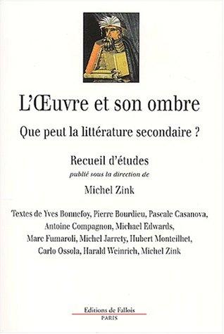 Cover for L' oeuvre et son ombre