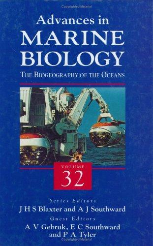 Cover for The Biogeography of the oceans