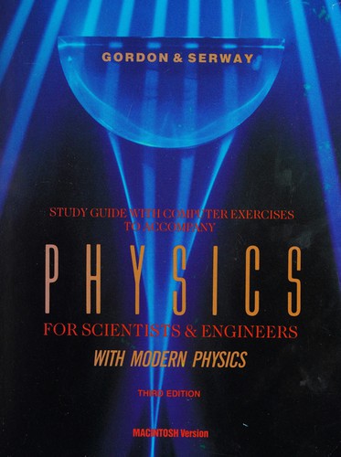 Cover for Study guide with computer exercises to accompany Physics for scientists & engineers with Modern physics, third edition