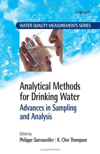 Cover for Analytical methods for drinking water