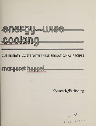 Cover for Energy-wise cooking