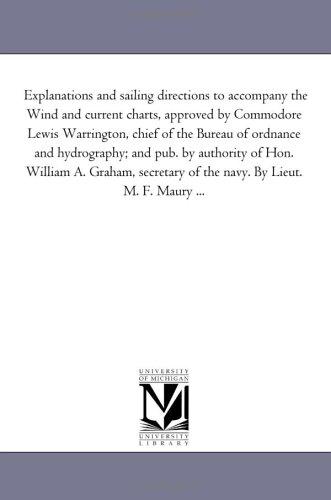 Cover for Explanations and sailing directions to accompany the Wind and current charts