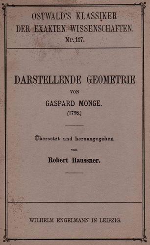 Cover for Darstellende Geometrie
