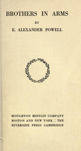 Cover for Brothers in arms