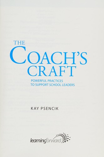 Cover for The coach's craft