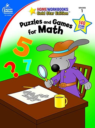 Cover for Puzzles and Games for Math, Grade 1