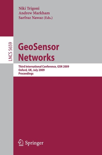 Cover for GeoSensor Networks
