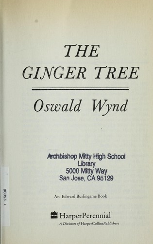 Cover for The ginger tree