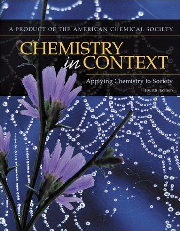 Cover for Chemistry In Context