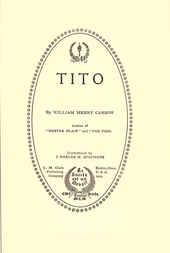 Cover for Tito