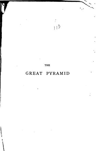 Cover for The Great Pyramid: Observatory, Tomb, and Temple