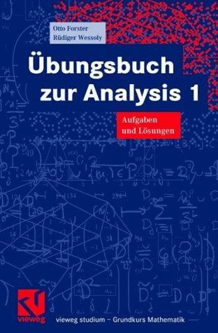Cover for Vieweg Studium, Nr.61, Übungsbuch zur Analysis 1