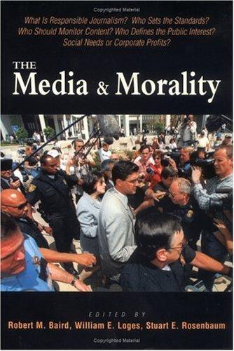 Cover for The media & morality