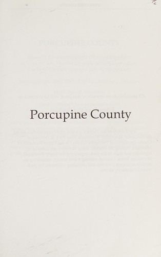 Cover for Porcupine County