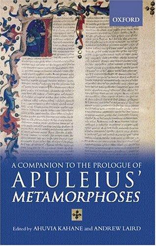 Cover for A companion to the Prologue of Apuleius' Metamorphoses