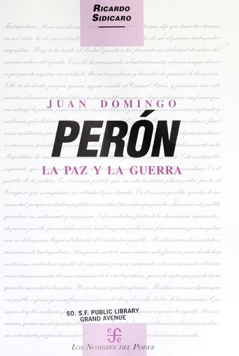 Cover for Juan Domingo Perón