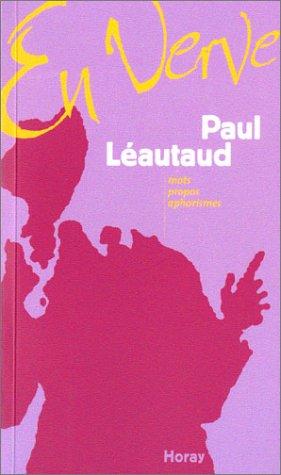 Cover for Paul Léautaud en verve 