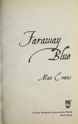 Cover for Faraway blue