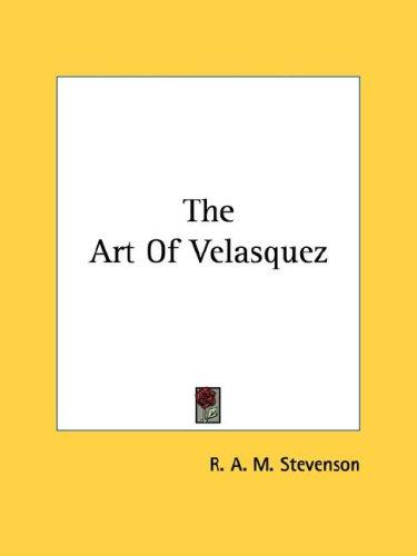 Cover for The Art Of Velasquez