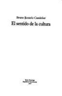 Cover for El sentido de la cultura