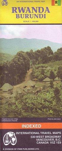 Cover for Burundi and Rwanda Map by ITMB