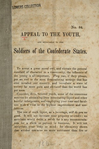Cover for Appeal to the youth