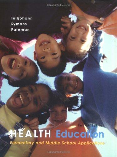 Cover for Health education