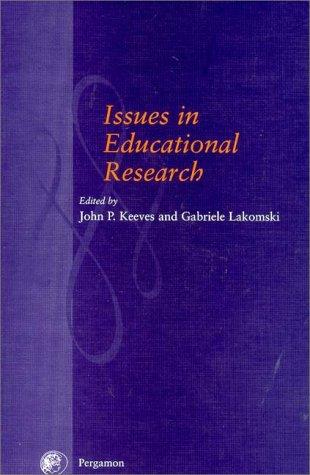 Cover for Issues in educational research