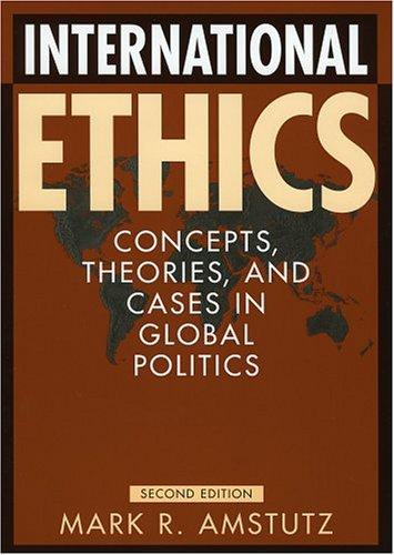 Cover for International Ethics