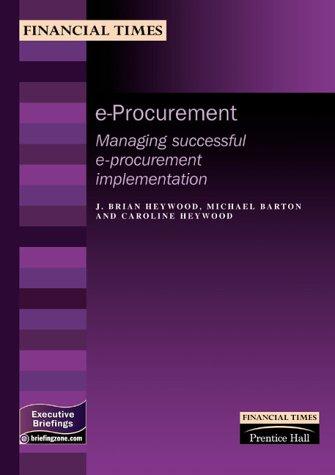 Cover for E-procurement (Management Briefings: Finance)